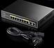 PoE-коммутатор 10-портовый неуправляемый Cudy GS1010PE 8 портов PoE+ гигабитный 120W