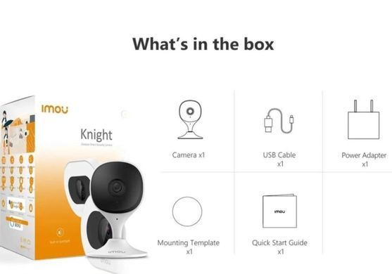 Камера відеоспостереження IMOU Indoor Cue 2E 2MP Wi-Fi