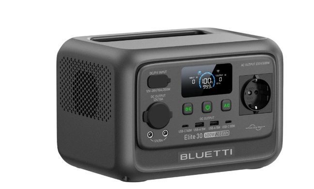 Зарядна станція Bluetti Elite 30 V2, 600 Вт, 288 Вт/год, (електростанція для дому, ДБЖ, UPS)