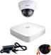 Комплект видеонаблюдения Dahua HD-CVI-1D PRO KIT, 1 камера, Проводной, Внутреняя, HD-CVI, 2 Мп