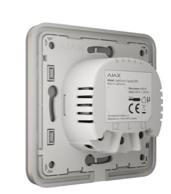 Выключатель Ajax LightSwitch 1-клавишный Grey