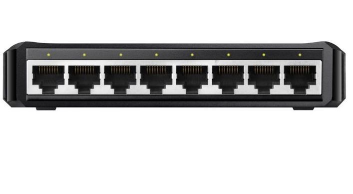 Коммутатор 8-портовый неуправляемый Cudy GS108D гигабитный