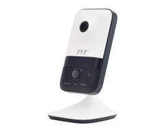 WI FI відеокамера TVT Digital TD-C12, 2.8 мм, Куб, Фіксований, 2 Мп, 10 метрiв, Wi-Fi, Підтримка microSD, Вбудований мікрофон, Вбудований динамік, Вхід тривоги, Вихід тривоги