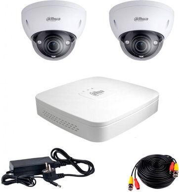 Комплект відеоспостереження Dahua HD-CVI-2D PRO KIT, 2 камери, Дротовий, Внутрішня, HD-CVI, 2 Мп