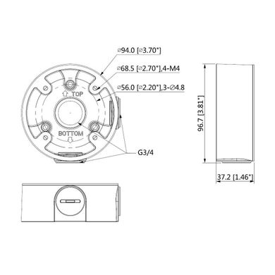 Водонепроницаемая распределительная коробка DH-PFA13A-E