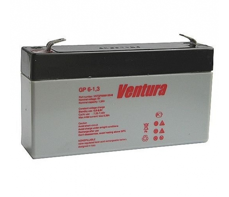 Акумуляторна батарея Ventura 6V 1,3Ah (97 * 25 * 56)