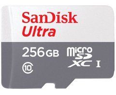 Карта памяти SanDisk 256GB microSDXC class 10 UHS-I Ultra (SDSQUNR-256G-GN3MN)