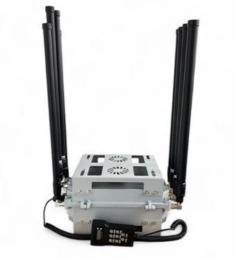 Купольний РЕБ на авто 8-діапазонний глушник FPV Дронів (200 MHz-1100 MHz, 50W) антидрон комплекс проти БПЛА
