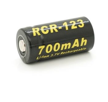 Аккумулятор 16340/CR123 Li-Ion Soshine 16340P-3.7-700 Protected, 700mAh, 0.7A, 4.2/3.6/2.75V, Black