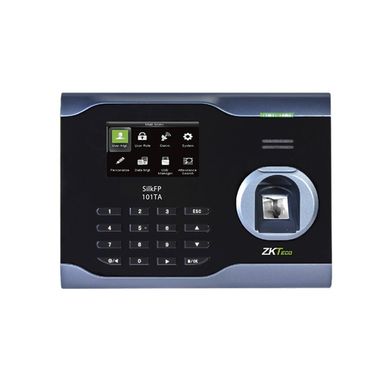 Система учета рабочего времени по отпечатку пальца ZKTeco U160-C, Бесконтактная карта, Отпечаток пальца, RS232/485, USB, TCP/IP, Настенный