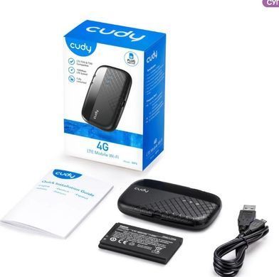 Мобильный 4G LTE WiFi-маршрутизатор Cudy MF4 CAT4 с аккумуляторной батареей 2000mAh