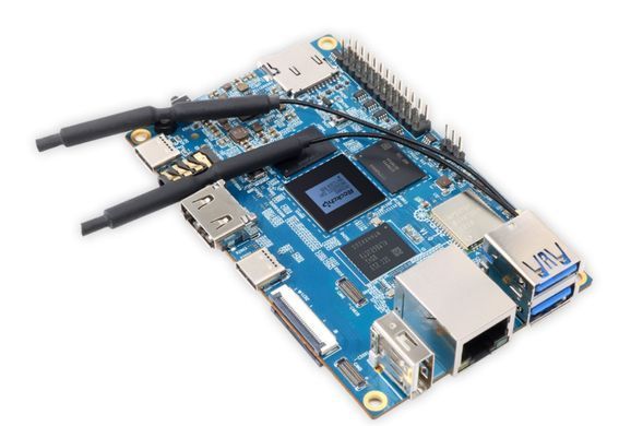 Мікрокомп'ютер Orange Pi 5B 16GB RK3588S + встроенные Wi-Fi 6/BT и варианты eMMC