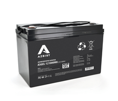 Аккумулятор AZBIST Super GEL ASGEL-121000M8, Black Case, 12V 100.0Ah ( 329 x 172 x 215 ) Q1