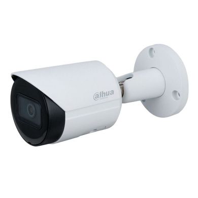 IP видеокамера Dahua DH-IPC-HFW2230SP-S-S2 (2.8 мм), Белый, 2.8 мм, Цилиндр, Фиксированный, 2 Мп, 30 метров, Поддержка microSD, PoE, Пересечение линии, Вторжение в область, Улица