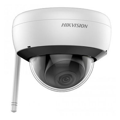 WI FI видеокамера Hikvision DS-2CD2121G1-IDW1 (2.8мм), Белый, 2.8 мм, Купол, Фиксированный, 2 Мп, 30 метров, Wi-Fi, Поддержка microSD