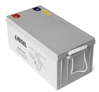 Акумуляторна батарея HEGEL GEL 200-12 12V 200Ah (522 x 238 x 223mm), 57kg
