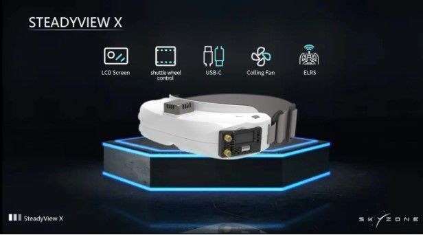 Відеоприймач (VRX) Skyzone SteadyView X 5.8GHz 56CH L, X Band