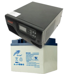 Комплект ИБП+АКБ MUST EP20-R1000W+12V 40Ah DG12-40