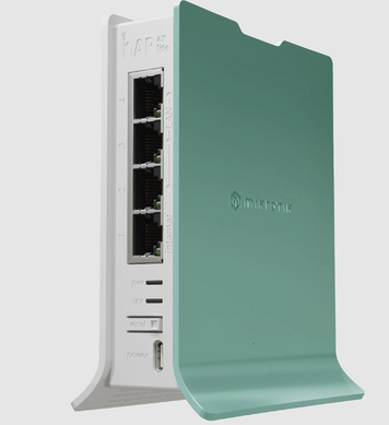 Беспроводной маршрутизатор Wi-Fi 6 MikroTik hAP ax lite (L41G-2axD)