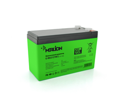 Акумуляторна батарея MERLION G-MLG1270F2 12 V 7,0 Ah (150 x 65 x 95 (100)) Green Q10