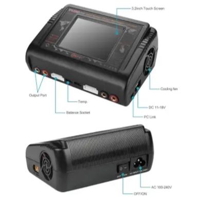 Зарядное устройство для дрона HTRC T400 pro Duo Lipo Charger Battery Discharger 2Channel AC 150 (HT-T400PRO/HP9915.0284)