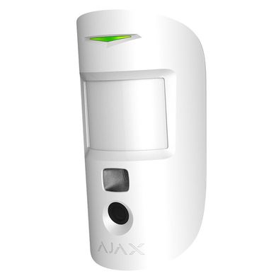 Ajax MotionCam black, Белый, Датчик движения с камерой