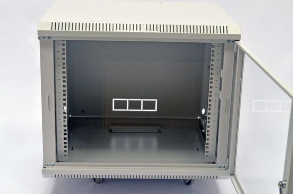 Шкаф 9U, 600х500х507 мм (Ш*Г*В), акриловое стекло, grey UA-MGSWA95G