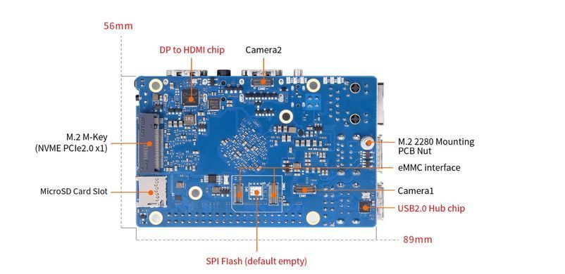 Микрокомпьютер Orange Pi 5 Pro 16GB